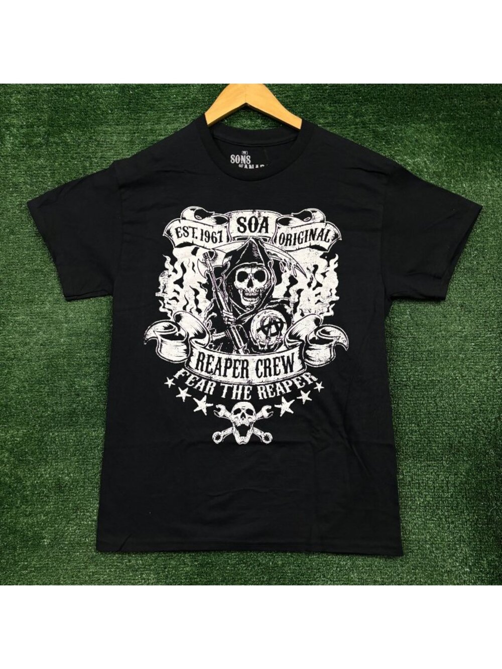 FX Sons of Anarchy Reaper Crew Est 1967 T-Shirt Size Medium